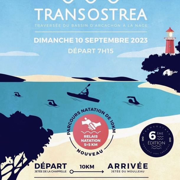 Transostrea - Parcours natation de 10 km